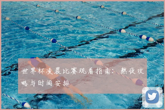 世界杯凌晨比赛观看指南：熬夜攻略与时间安排